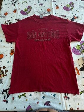 Gildan San Antonio Texas Red Short Sleeve Tee